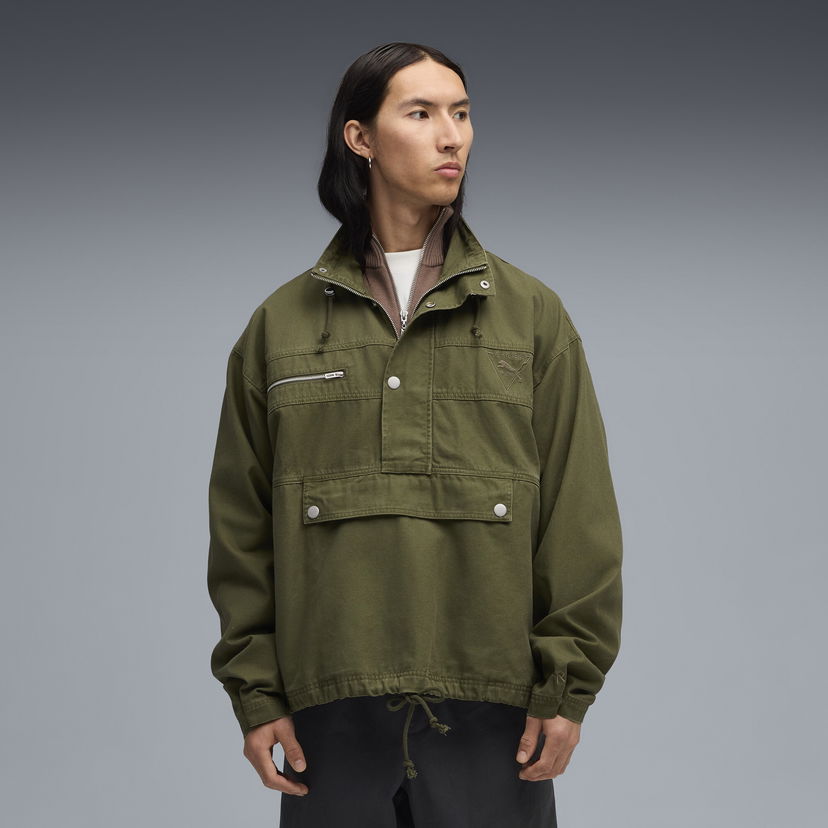 Bunda Puma PUMA x REPRESENT Anorak Jacket Zelené | 632541_92