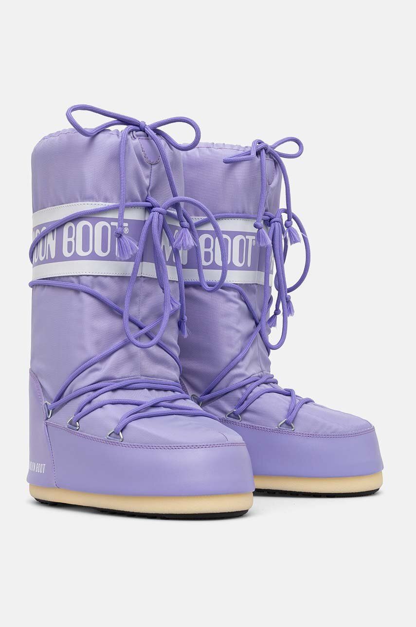Tenisky a topánky Moon Boot MB ICON NYLON Boots Fialová | 80D1400440.E001, 1