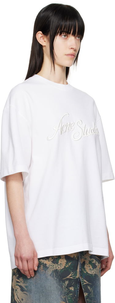 Tričko Acne Studios Acne Studios Logo T-Shirt Ružová | CL0327-, 4
