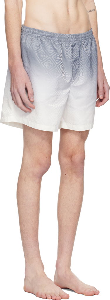 Plavky Casablanca Printed Swim Shorts Biela | MPS25-TR-224-02, 1