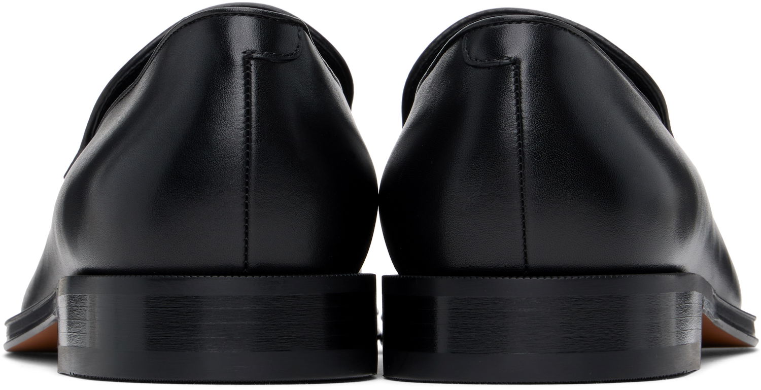 Oblečenie BOSS Apron Toe Leather Loafers Čierna | 50534049, 1