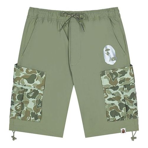 Šortky New Balance BAPE Relaxed Fit Cargo Shorts Zelené | BASP6000-GRX, 0