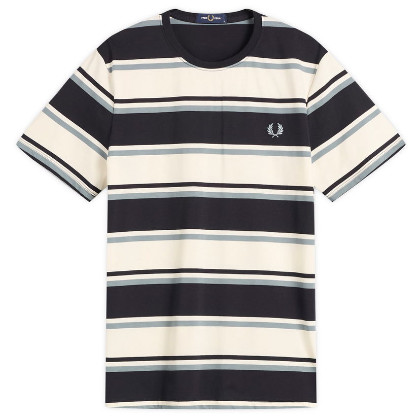 Tričko Fred Perry Fred Perry Bold Striped T-Shirt, Size Large Rôznofarebný | M1302-608