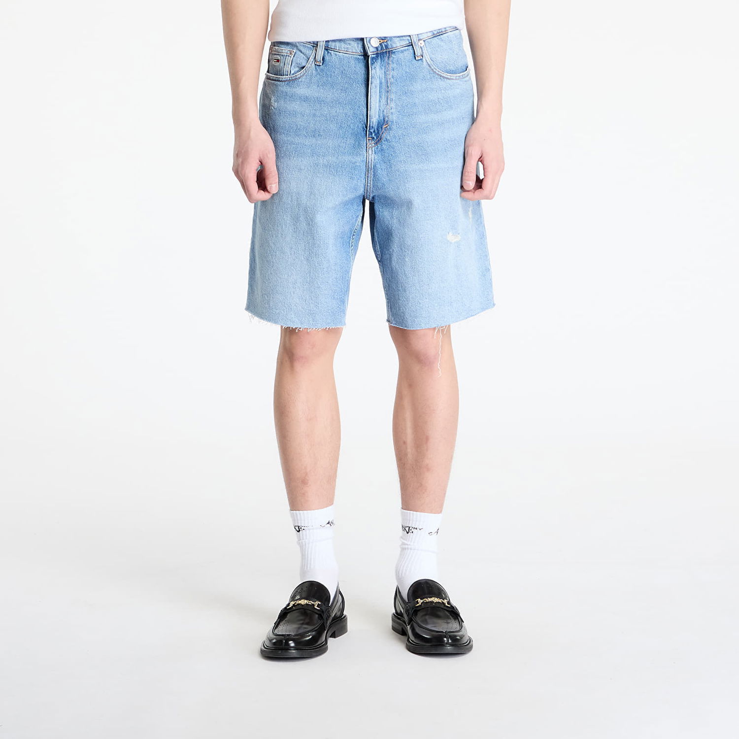 Šortky Tommy Hilfiger Tommy Jeans Isaac Relaxed Denim Shorts Modrá | DM0DM20957 1AB, 0