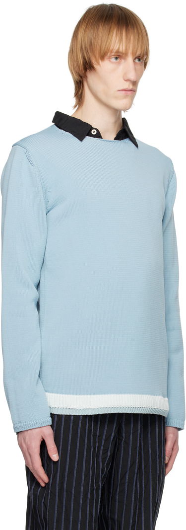 Sveter Comme des Garçons CDG Homme Deux Crewneck Sweater Modrá | DK-N508-051, 1