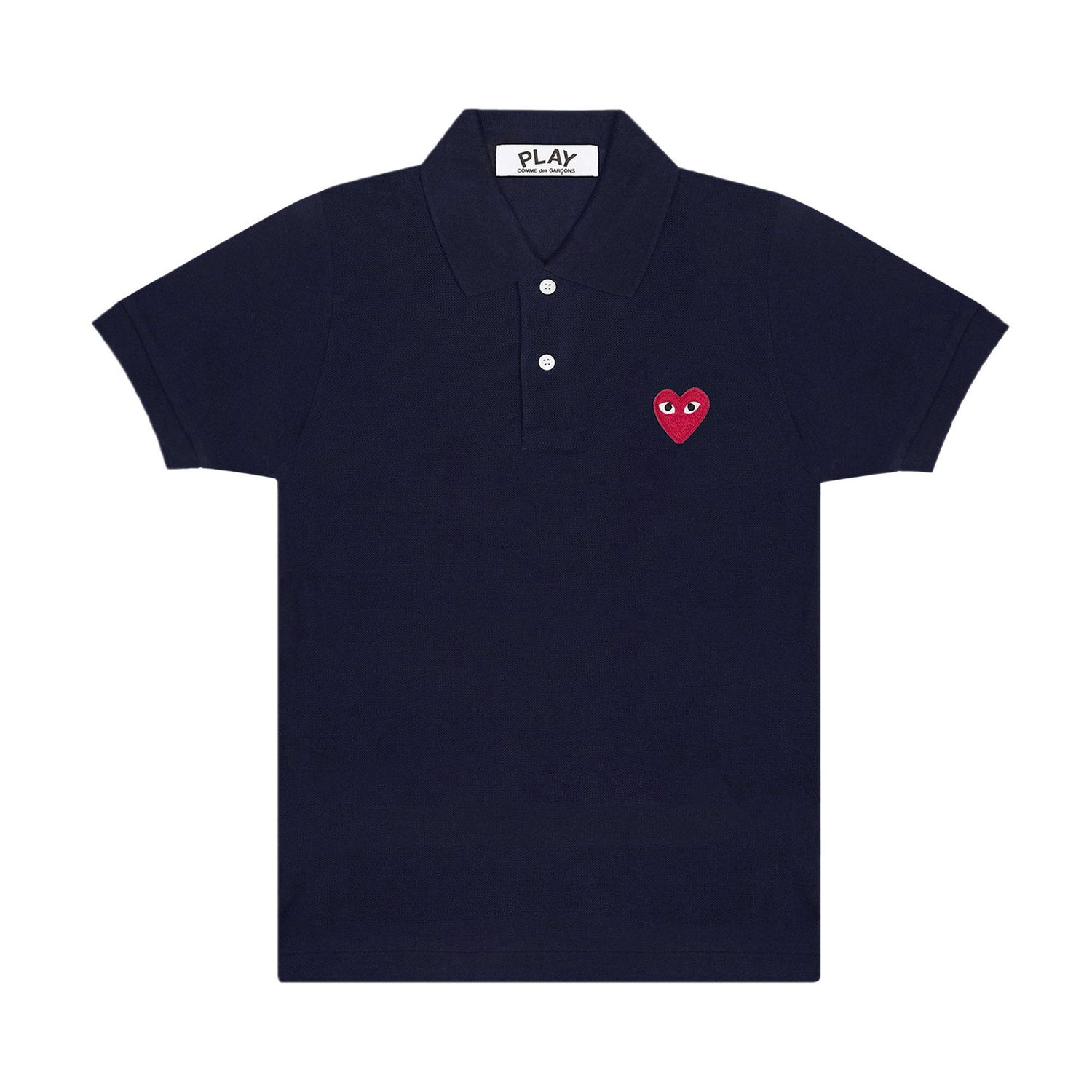 Polo tričko Comme des Garçons Play Heart Polo Tee Navy | AZ T006 051 2, 1