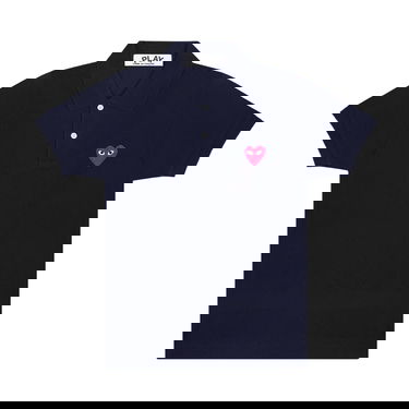 Polo tričko Comme des Garçons Play Heart Polo Tee Navy | AZ T006 051 2, 1