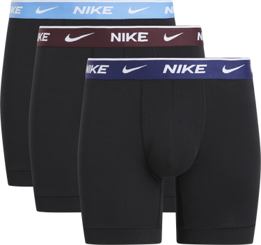Boxerky Nike Everyday Cotton Stretch Boxer Briefs, 3-Pack Čierna | 0000KE1007-MYP, 0