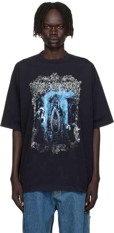 Tričko VETEMENTS Vetements Cradle of Filth Oversized T-Shirt Čierna | UCF76TR800B, 0