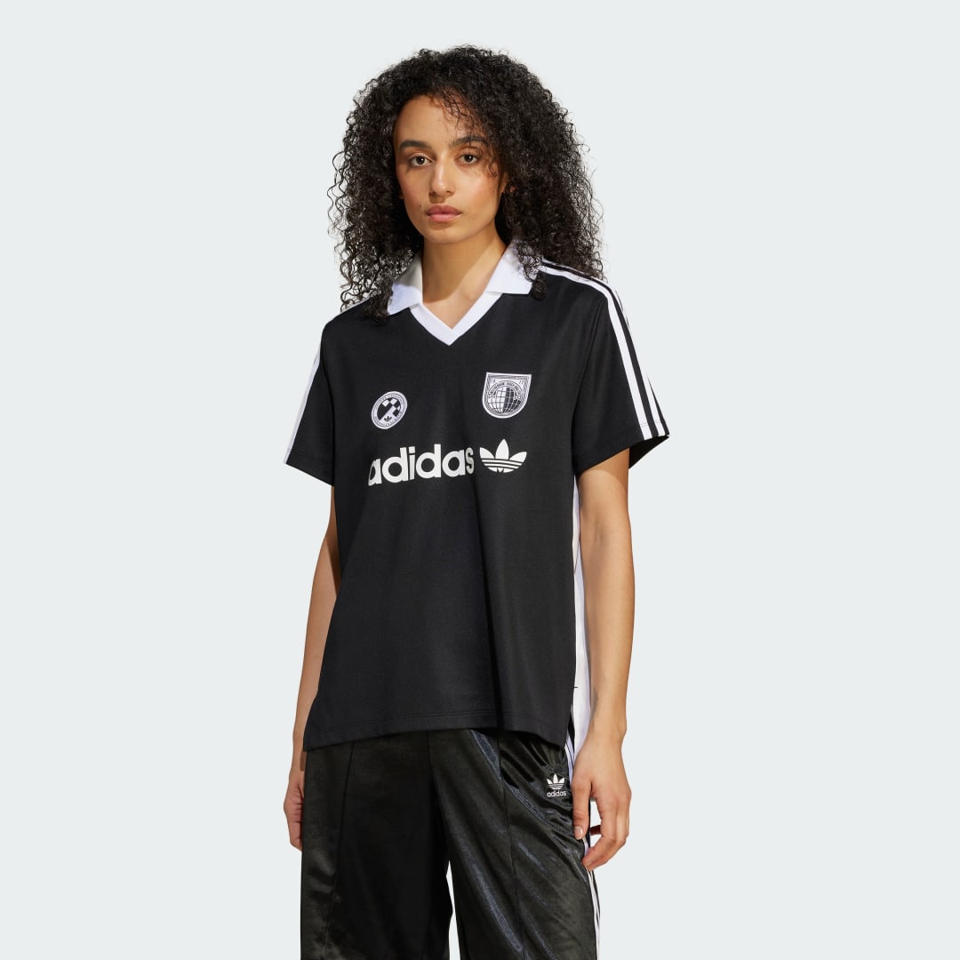 Dres adidas Originals Originals R3CD Soccer Jersey Čierna | JZ6783, 0