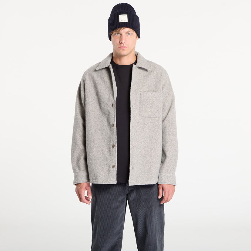 Bunda Samsoe Samsoe Samsøe Samsøe Sadamon Overshirt Šedá | M25300027_170205TCX