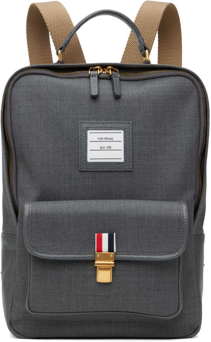 Batoh Thom Browne Front Pocket Šedá | UAG060A-00626, 0