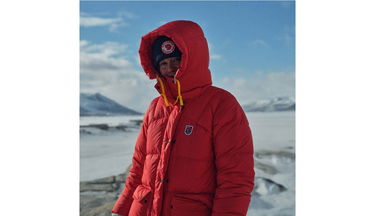 Parka FJÄLLRÄVEN Long Down Parka Červená | F86126-334, 4
