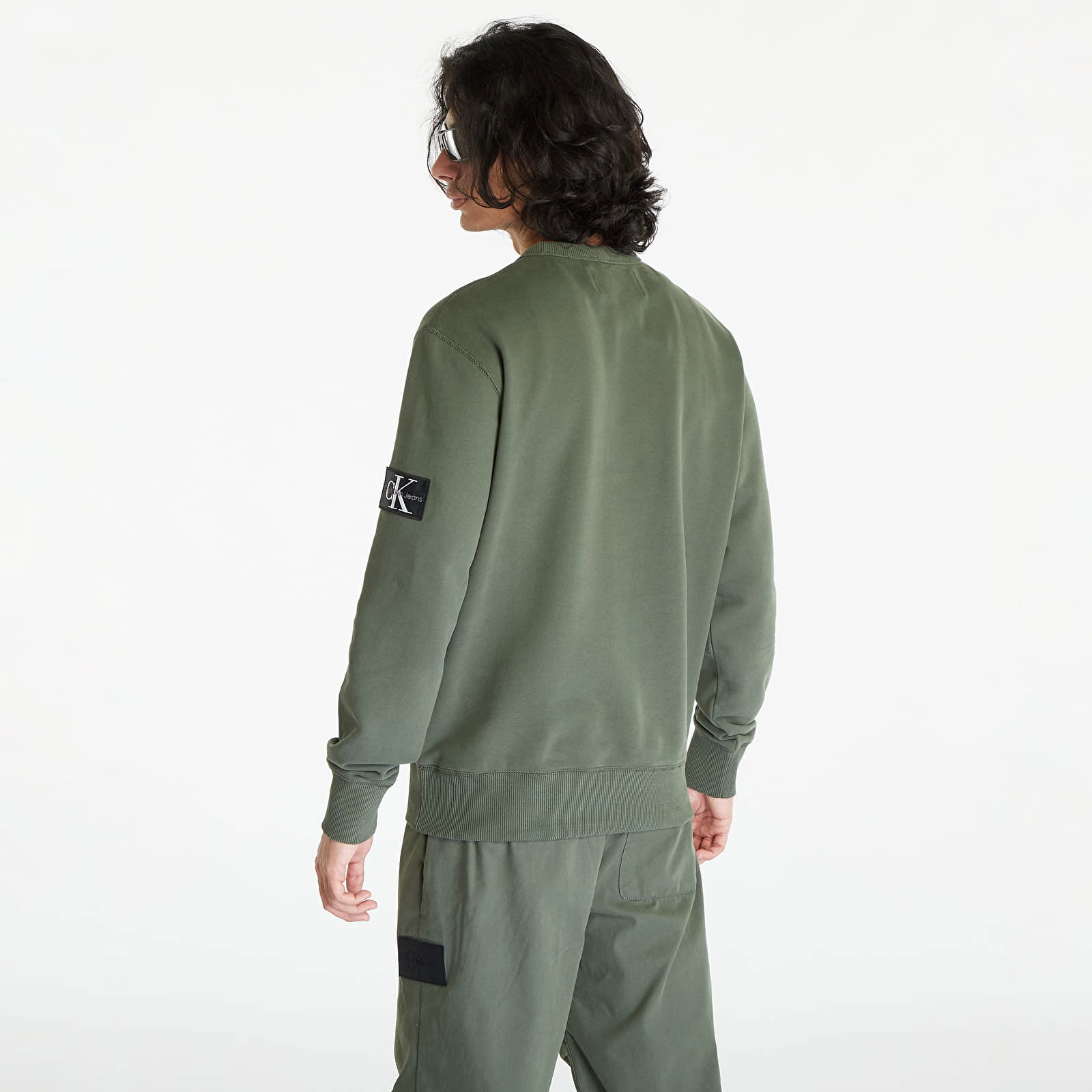 Badge Crew Sweat Thyme