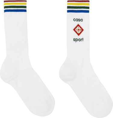 Ponožky Casablanca Sport Socks Biela | APS25-ACC-010-02, 2