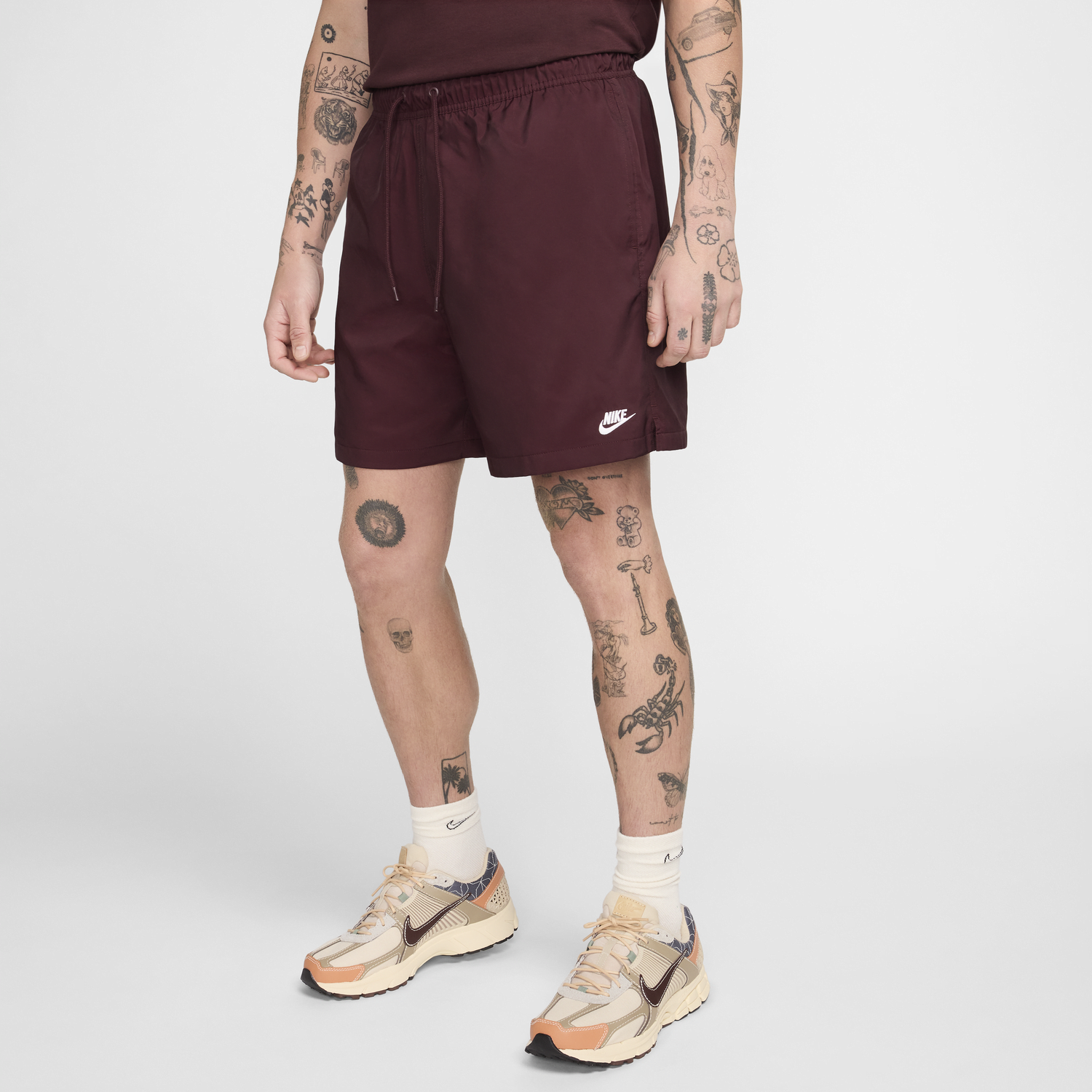 Šortky Nike Club Shorts Vínová | FN3307-652, 0