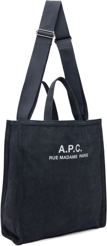 Tote bag A.P.C. Shopping Tote Bag Modrá | COHGV-H61318, 1