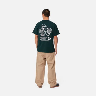 Tričko Carhartt WIP Relaxed Fit Graphic T-Shirt Zelené | I033964_9, 2