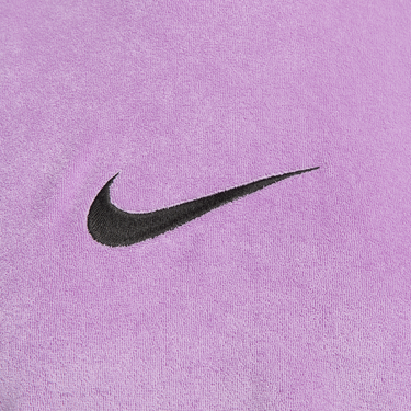 Crop Top Nike Cropped Terry Mock Neck Short Sleeve T-Shirt Fialová | FJ4894-532, 2