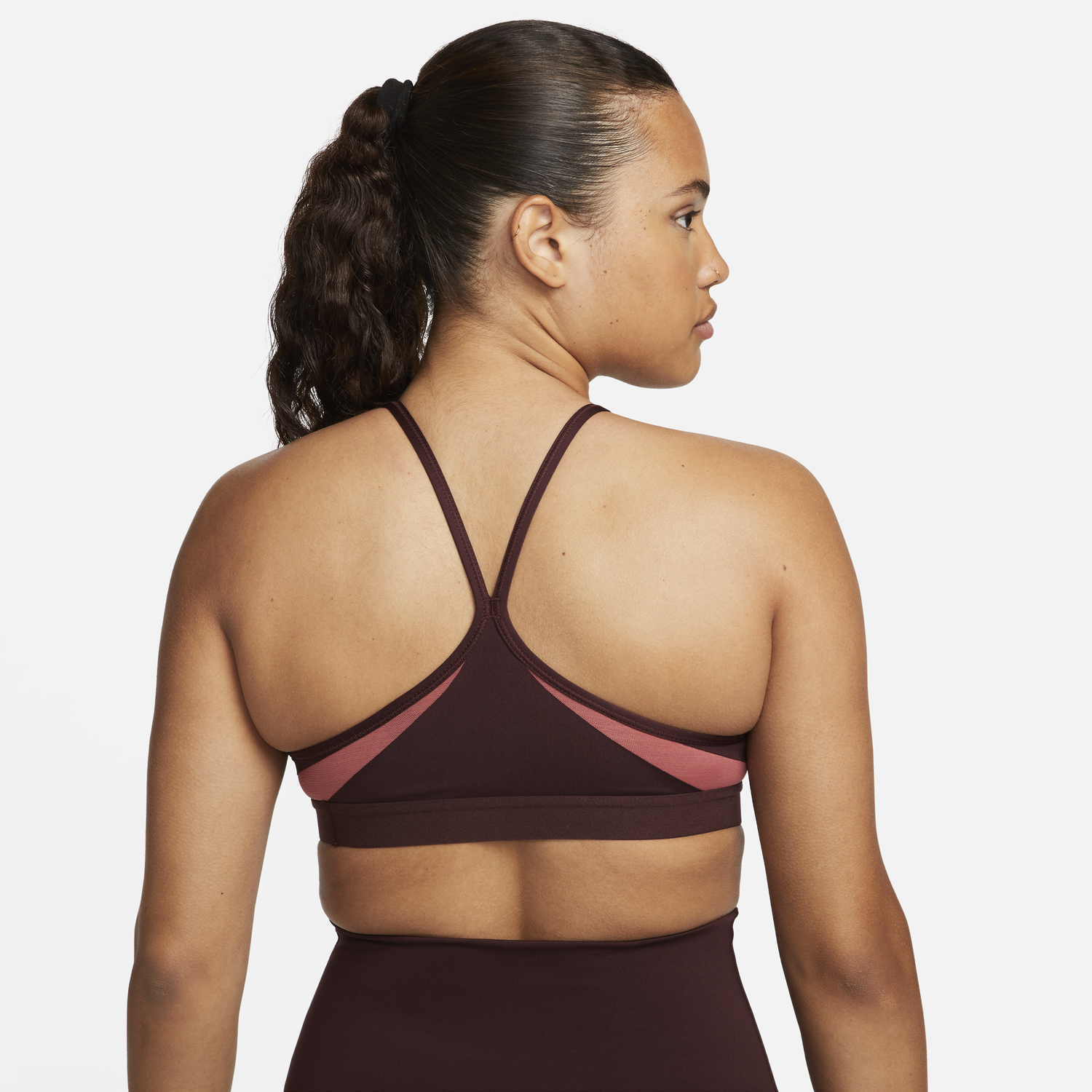 Podprsenka Nike Dri-FIT Indy Sports V-neck Hnedá | CZ4456-653, 1
