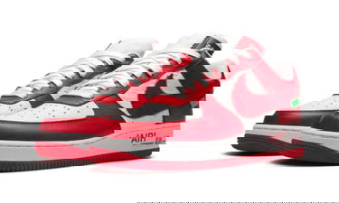 Tenisky a topánky Nike Nike Louis Vuitton By Virgil Abloh x Air Force 1 Low "White Red" Červená | 1A9VA9, 3