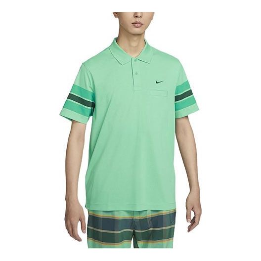Polo tričko Nike Men's Striped Golf Polo Zelené | DX9217-363