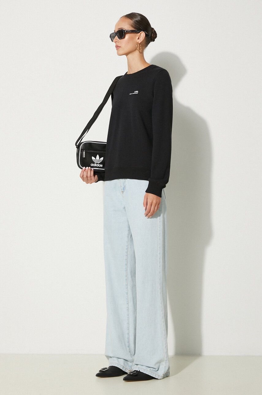 Mikina A.P.C. Crewneck Sweatshirt Čierna | COEAS.F27663, 1