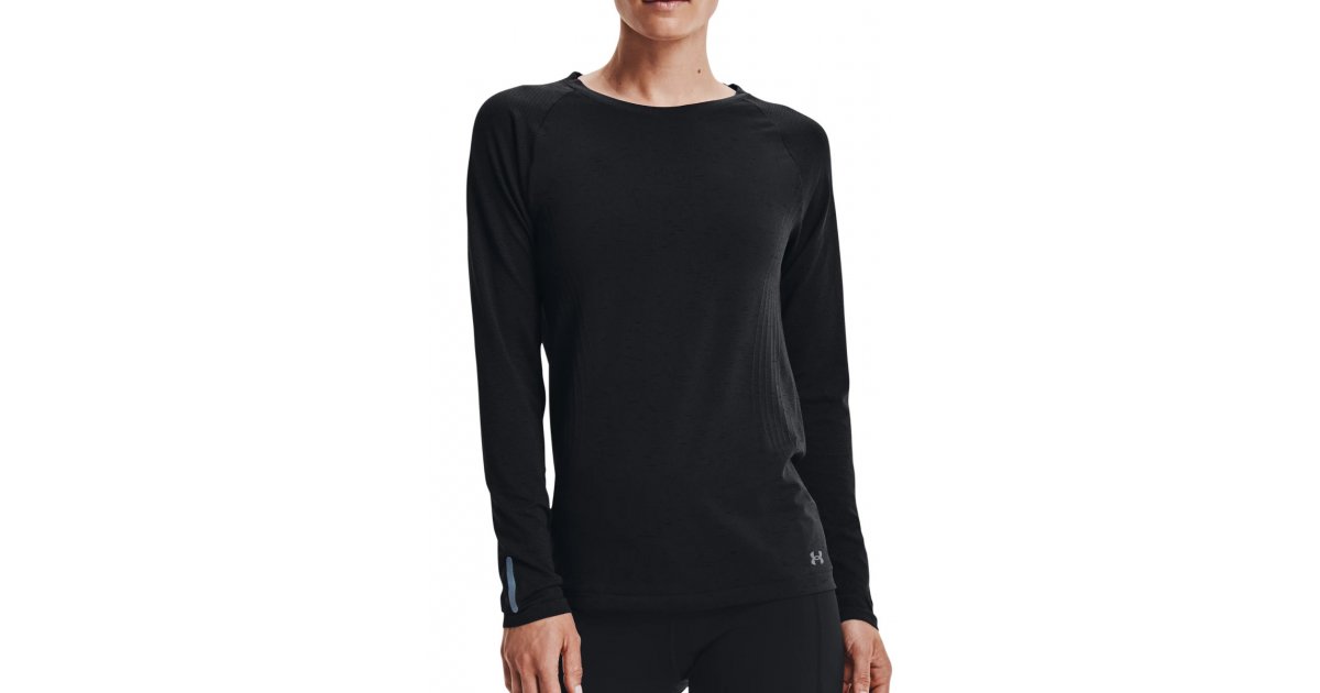 Tričko Under Armour Seamless Run Long Sleeve T-Shirt Čierna | 1365627-001, 1
