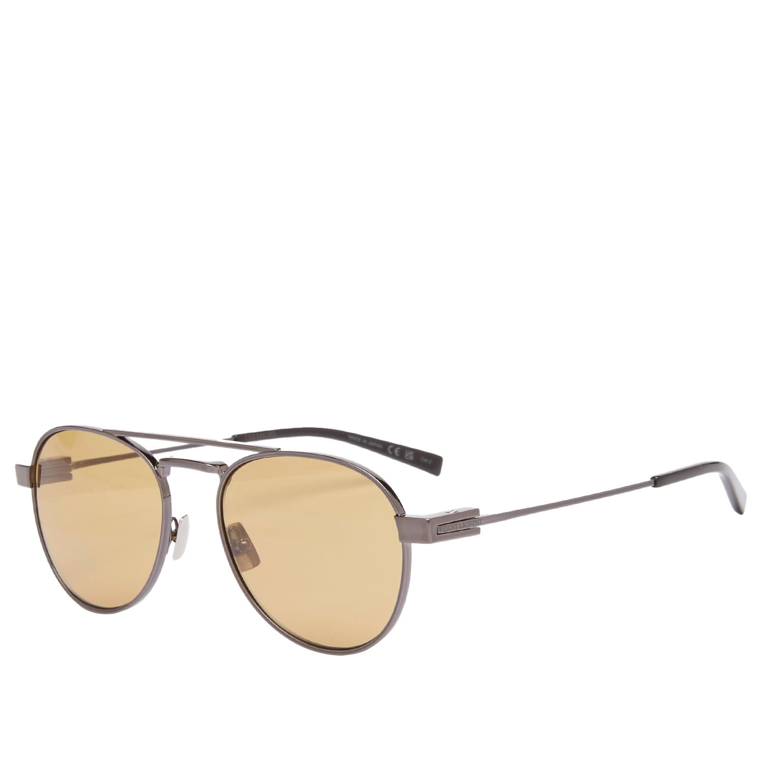 Slnečné okuliare Saint Laurent Saint Laurent SL 708 Aviator Sunglasses Metalická | SL-708-004, 0