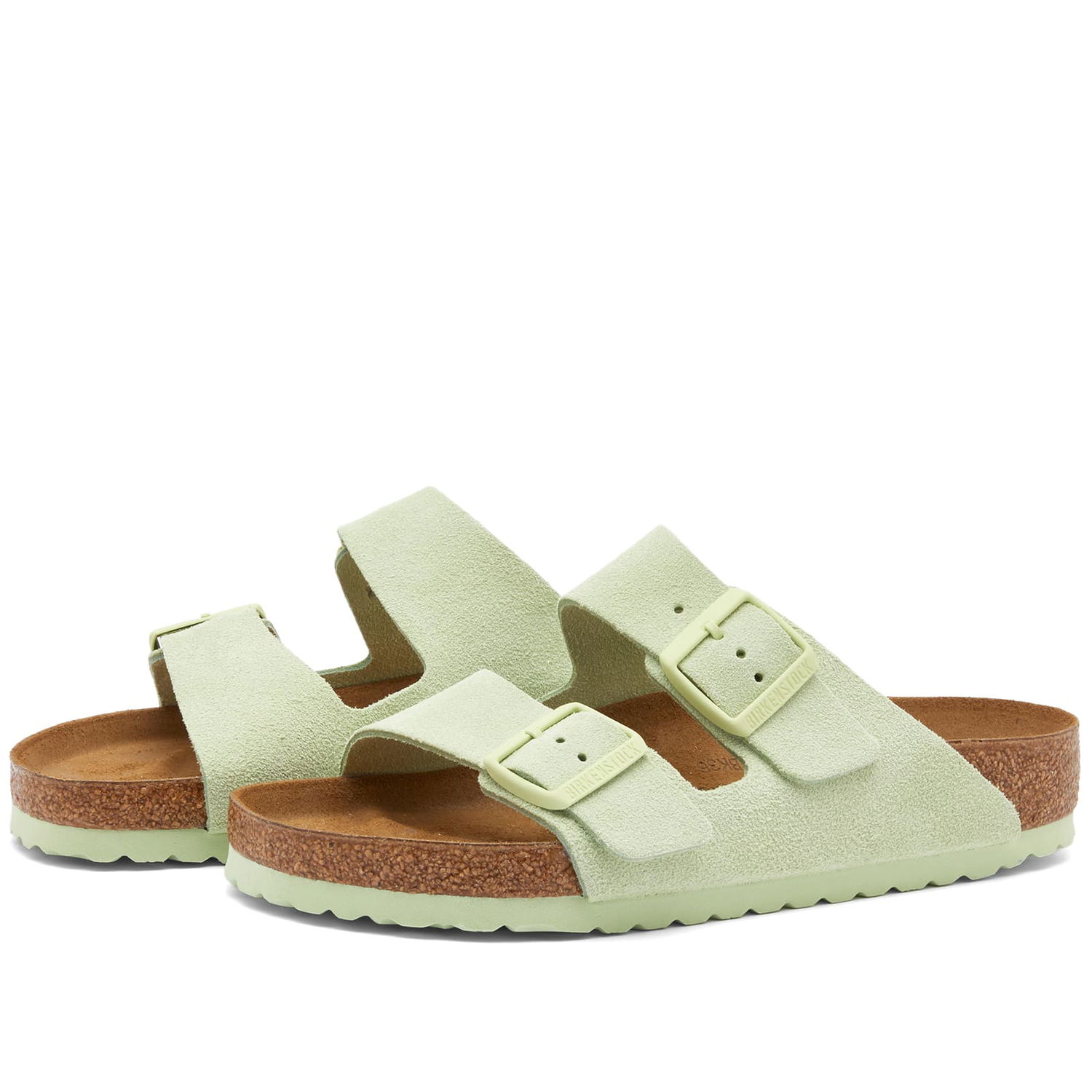 Tenisky a topánky Birkenstock Arizona Faded Lime Suede Zelené | 1026811, 0