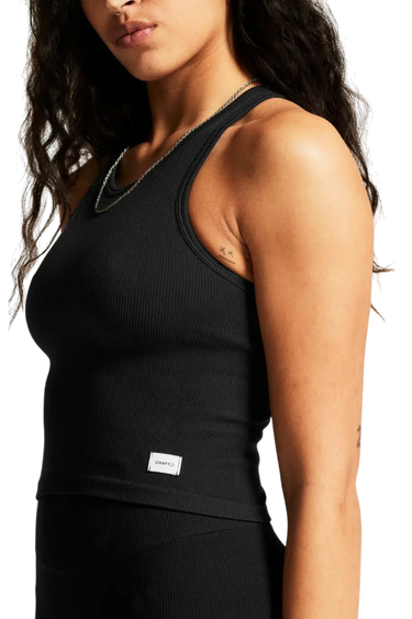 Tielko Craft Craft Collective Rib Sports Bra Čierna | 1916013-999000, 4