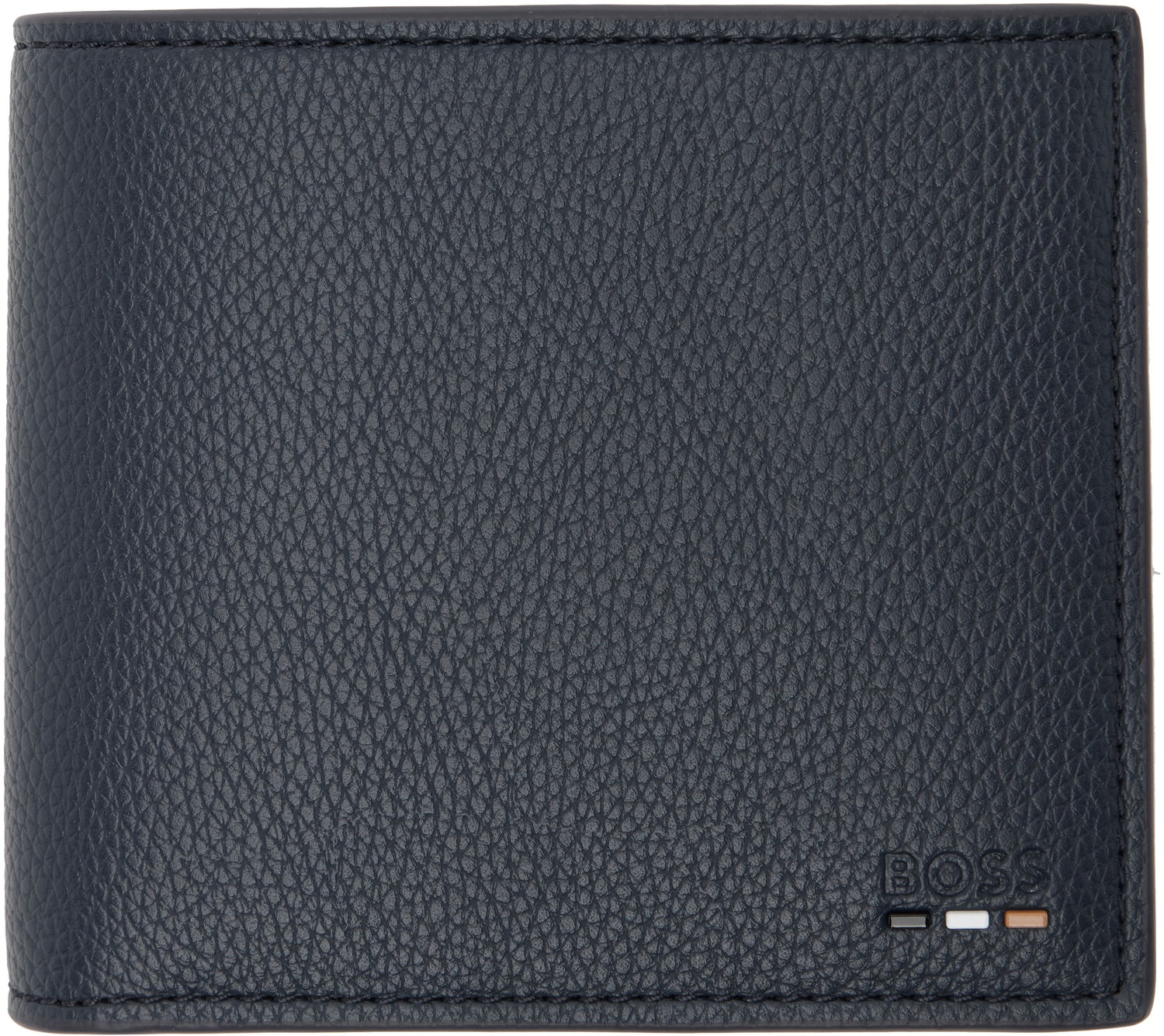 Peňaženka BOSS Grained Faux-Leather Wallet Navy | 50536479, 0