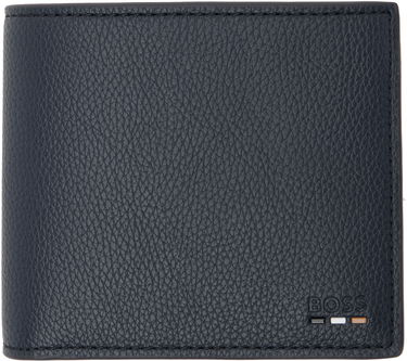 Peňaženka BOSS Grained Faux-Leather Wallet Navy | 50536479, 0