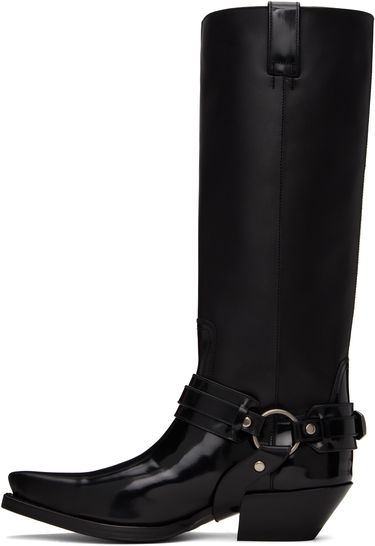 Oblečenie Versace Versace Texano Knee-High Boots Čierna | 1016746_1A12155_1B00I, 2