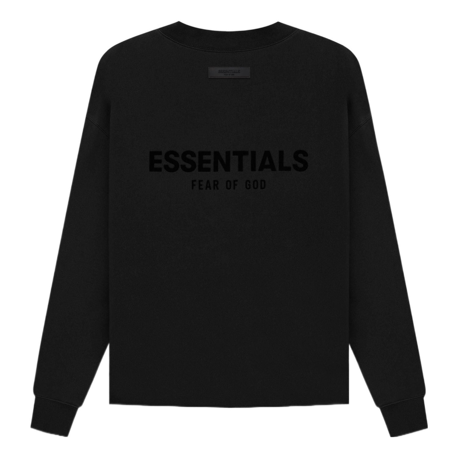 Mikina Fear of God Essentials by Fear of God Relaxed Crewneck Čierna | FOG-SS22-988, 0