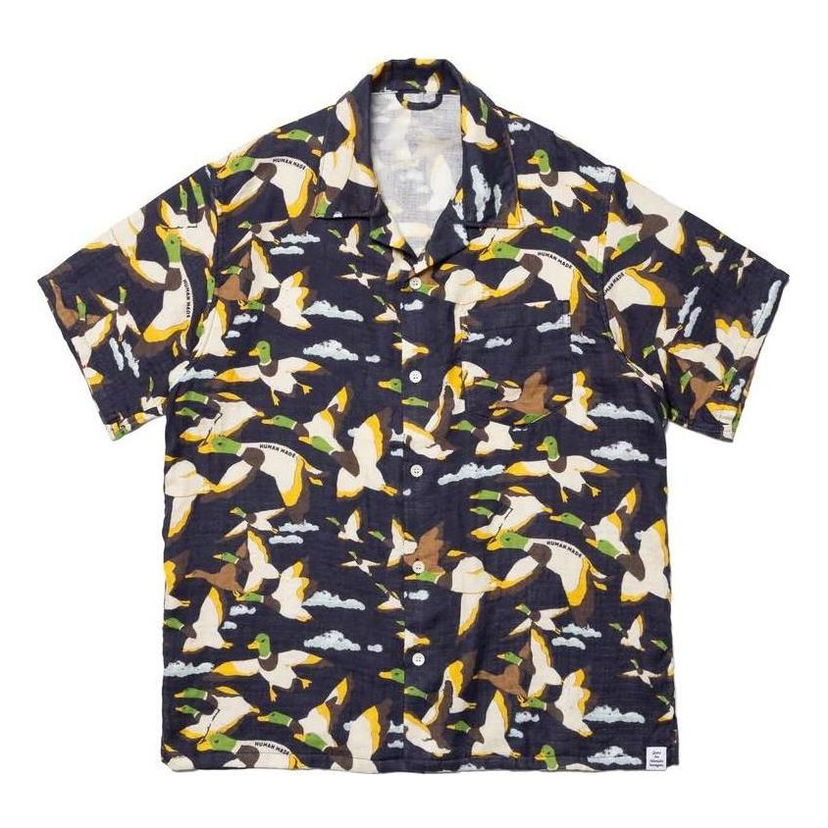 Košeľa Human Made Aloha Shirt Modrá | HM25SH018