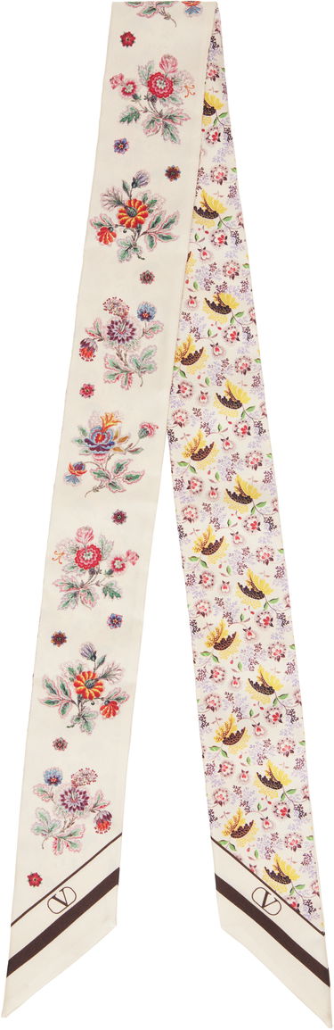 Šál Valentino Valentino Garavani Papier Floral Print Silk Twill Scarf Rôznofarebný | 6W2E6017BBD, 0