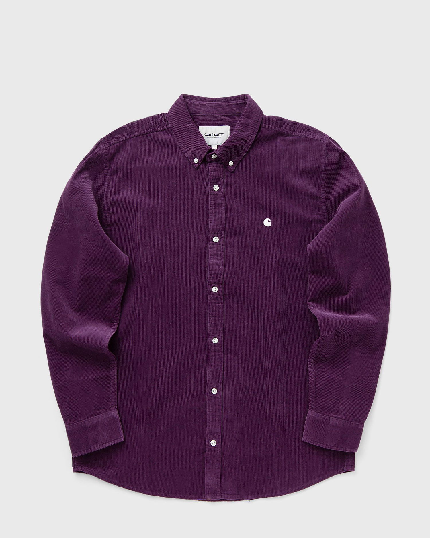 Košeľa Carhartt WIP Madison Long Sleeve Corduroy Shirt Fialová | I030580-2W0.XX, 0