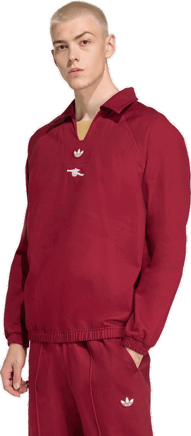 Mikina adidas Performance Arsenal Terrace Icons Sweatshirt Červená | KB1956, 4