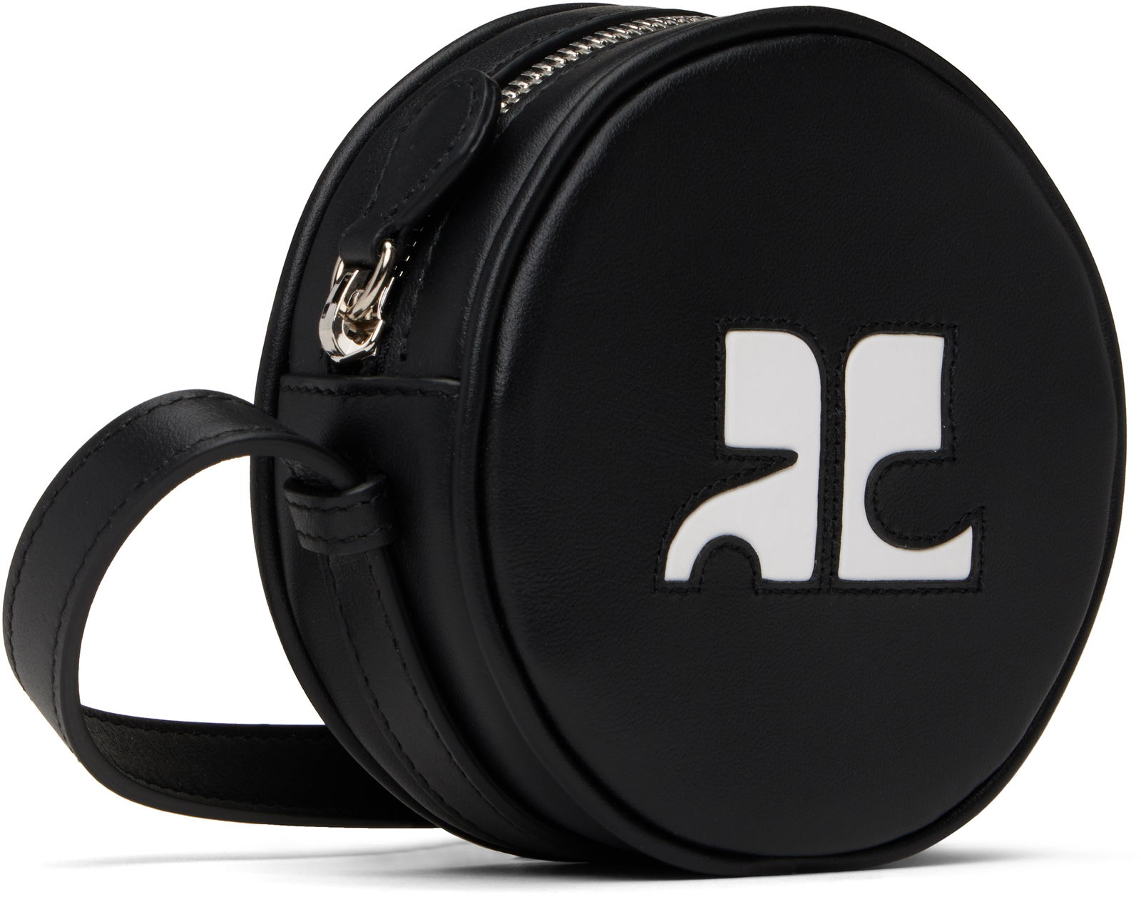 Courrèges Reedition Leather Circle Bag