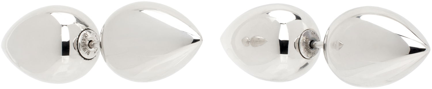 Náušnice Burberry Spear Stud Earrings Metalická | 8074969, 1