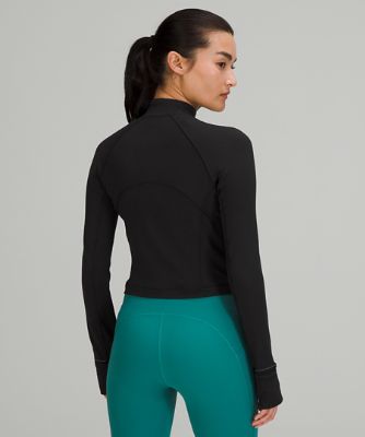 Mikina lululemon It's Rulu Cropped Half-Zip Running Top Čierna | prod10641685, 9