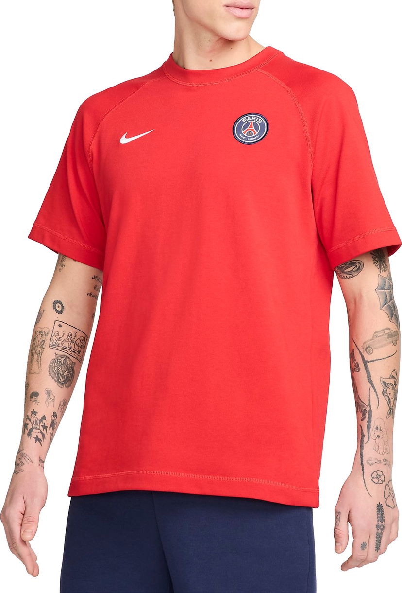 Tričko Nike PSG M NK TRAVEL SS TOP ESN Červená | fz7211-657