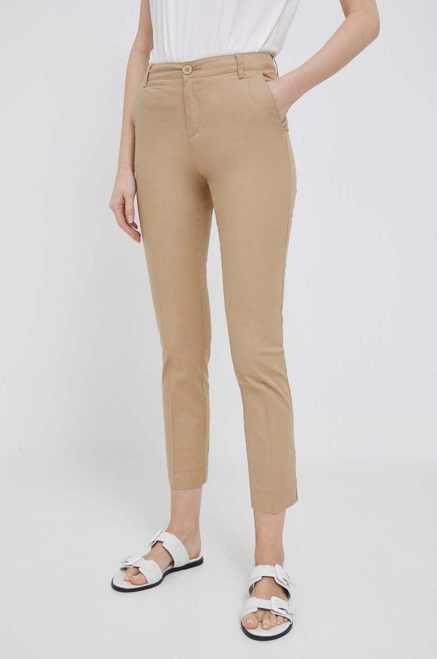 Nohavice United Colors of Benetton Trousers Béžová | 4CV0558S4.393, 0