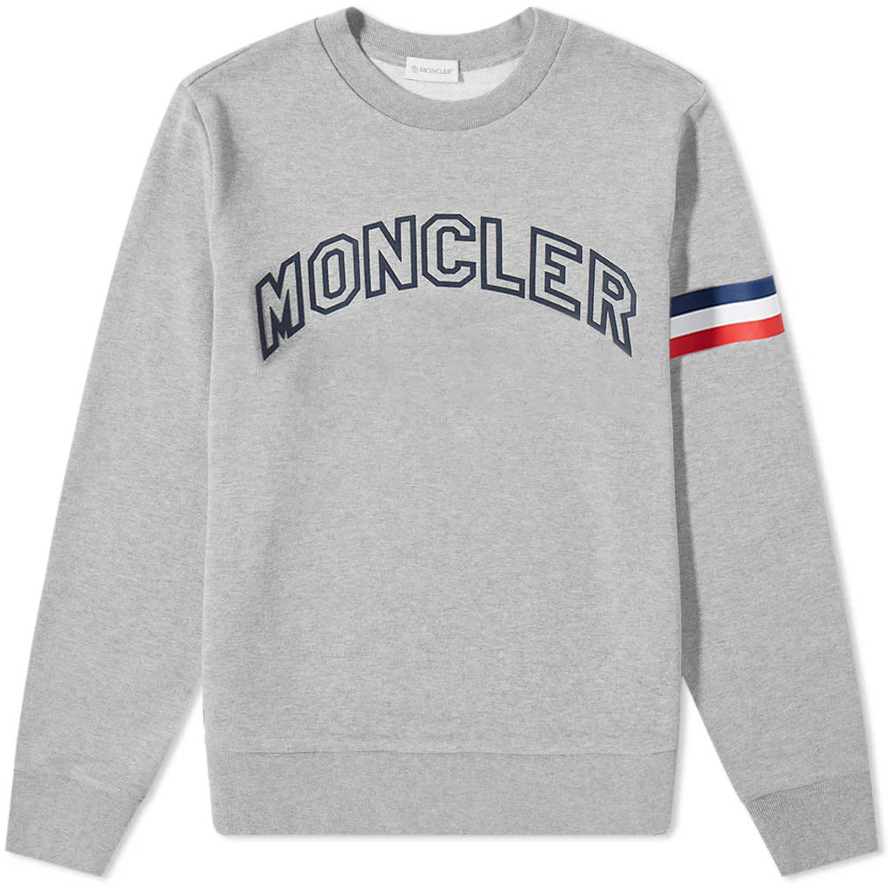 Mikina Moncler Arch Logo Crew Sweat Šedá | 8G000-05-899WC-984, 0