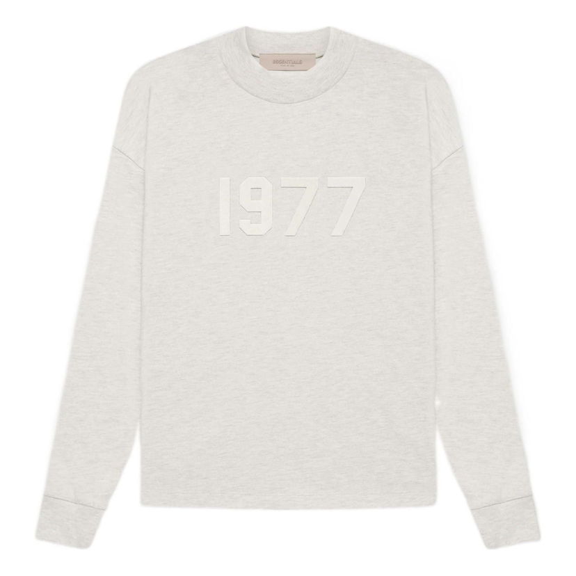 Tričko Fear of God Fear of God Essentials 1977 Long Sleeve T-Shirt Šedá | FOG-SS22-238