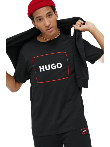 Tričko BOSS Cotton T-Shirt Čierna | 50475330