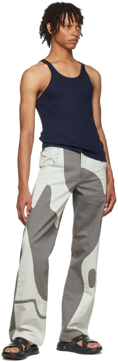 Tielko Dion Lee Dion Lee Exclusive Tank Top Navy | BLACK RIB, 3