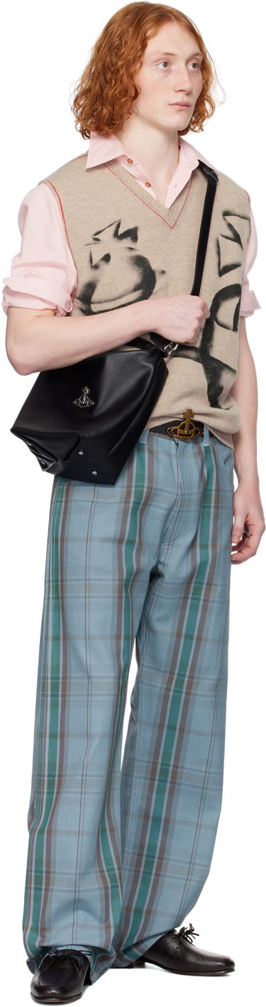 Sveter Vivienne Westwood Vivienne Westwood Orbit Print Vest Béžová | 2701002A-Y0018-, 3