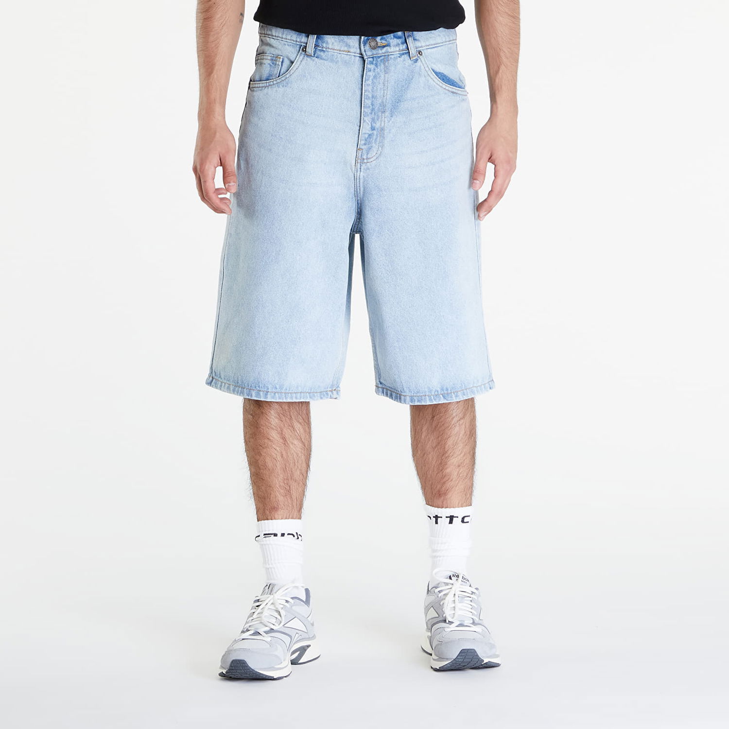 Šortky Urban Classics 90's Heavy Denim Shorts New Light Blue Washed Modrá | TB6639-12689, 0